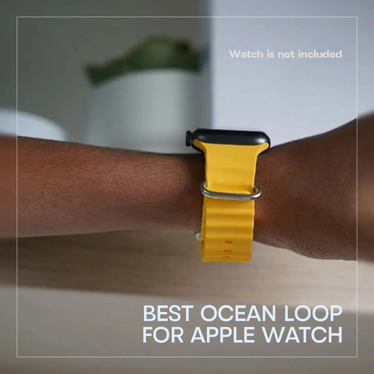 Ocean Band Straps For Apple iWatch-42/44/45/49mm-Yellow