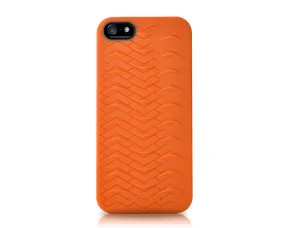 Odoyo SharkSkin Series iPhone 5 and 5S Silicone Case - Autumn Orange