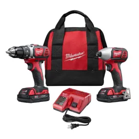 Open Box -  Milwaukee M18 18-Volt Cordless Drill Driver/Impact Driver Combo Kit (2-Tool)