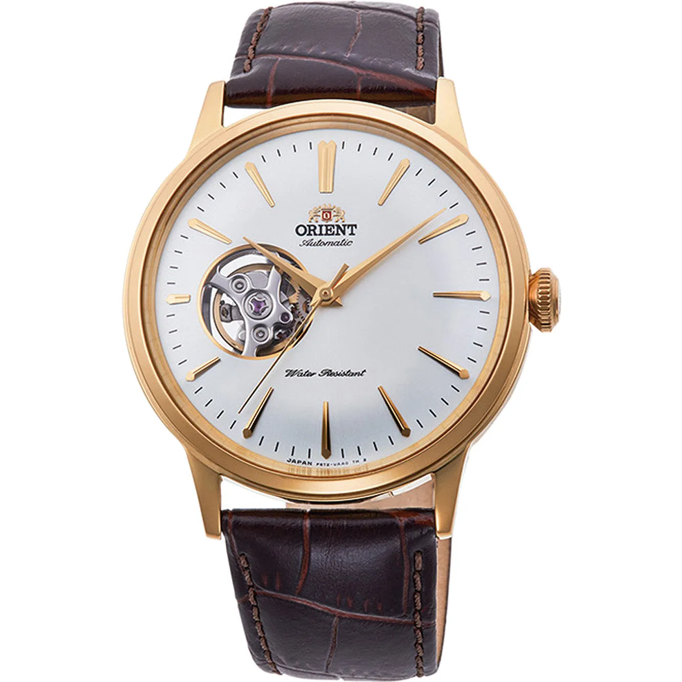 Orient Bambino Open Heart Men's Brown Watch RA-AG0003S30B