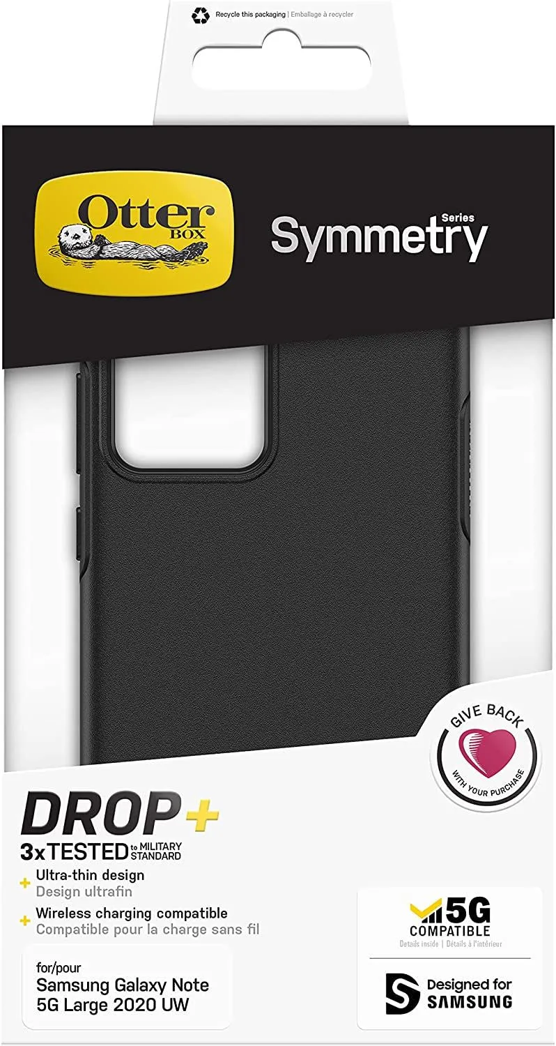 Otterbox Symmetry Series for Samsung Galaxy Note 20 5G 6.9" Black 77-65244