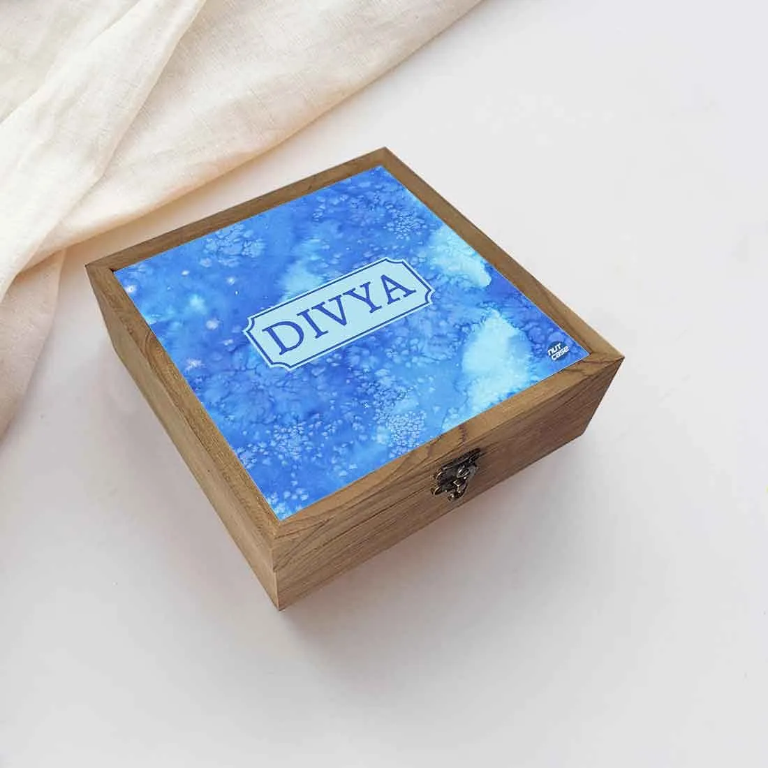 Personalized Memory Box Jewellery Organizer for Women - Arctic Space