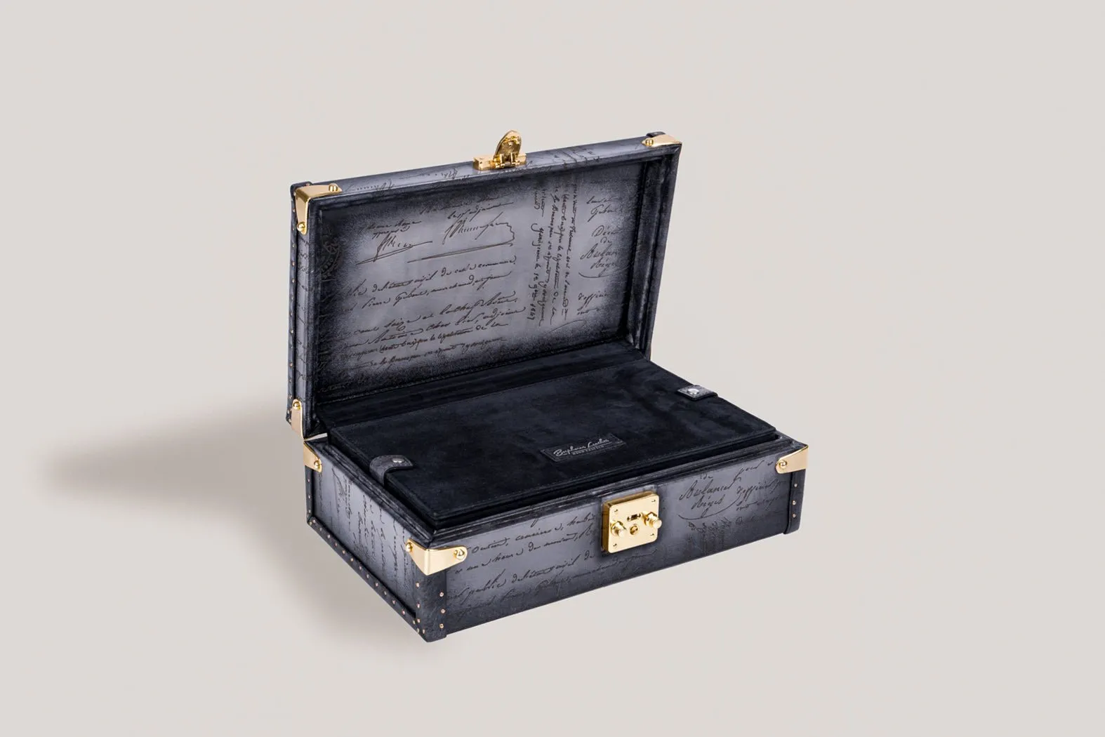 Petra Watch Case - Parchment Patina Grey