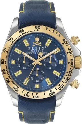 Philipp Plein Mens Watch Nobile Wonder Chronograph Blue PWCAA0121