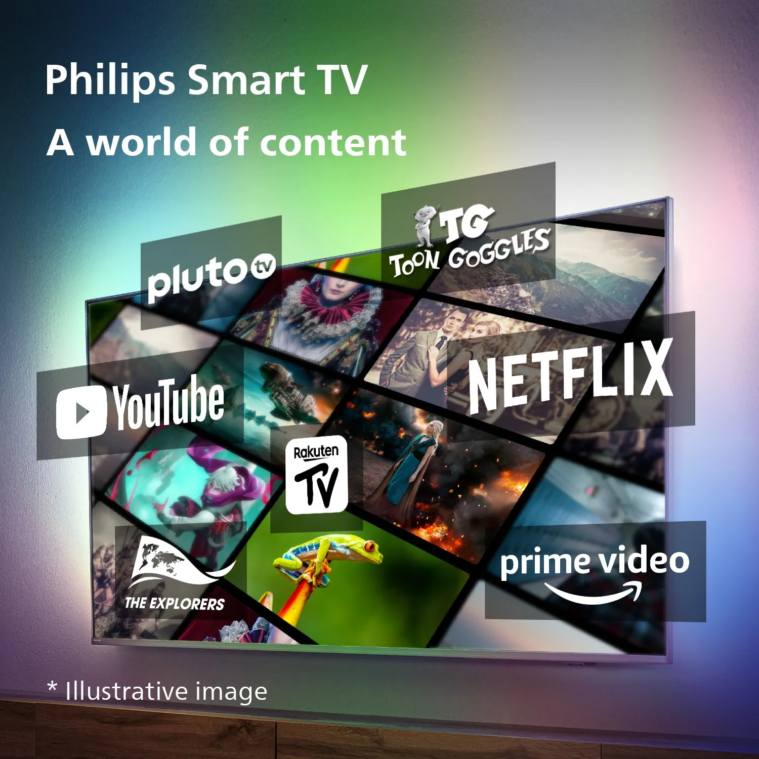 Philips 7600 Series 65Pus7608/12 Tv 165.1 Cm (65") 4K Ultra Hd Smart Tv Wi-Fi Anthracite, Grey