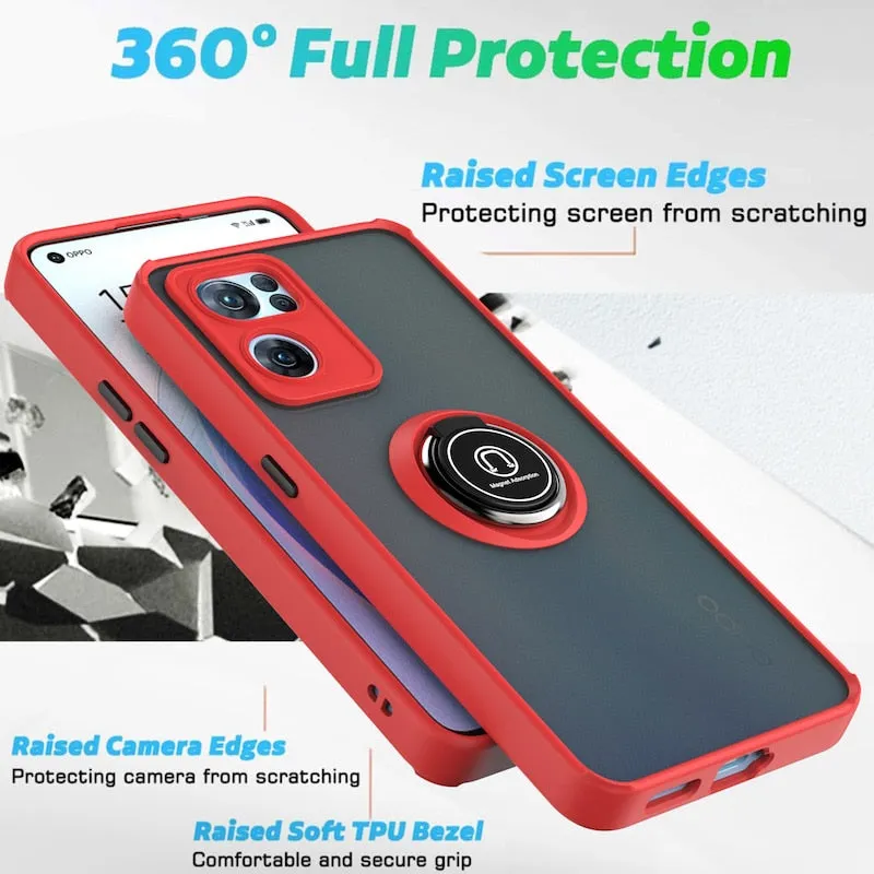 Phone Case For OPPO Reno 7 6 5 4 Lite Anti Shock Back Cover Shockproof