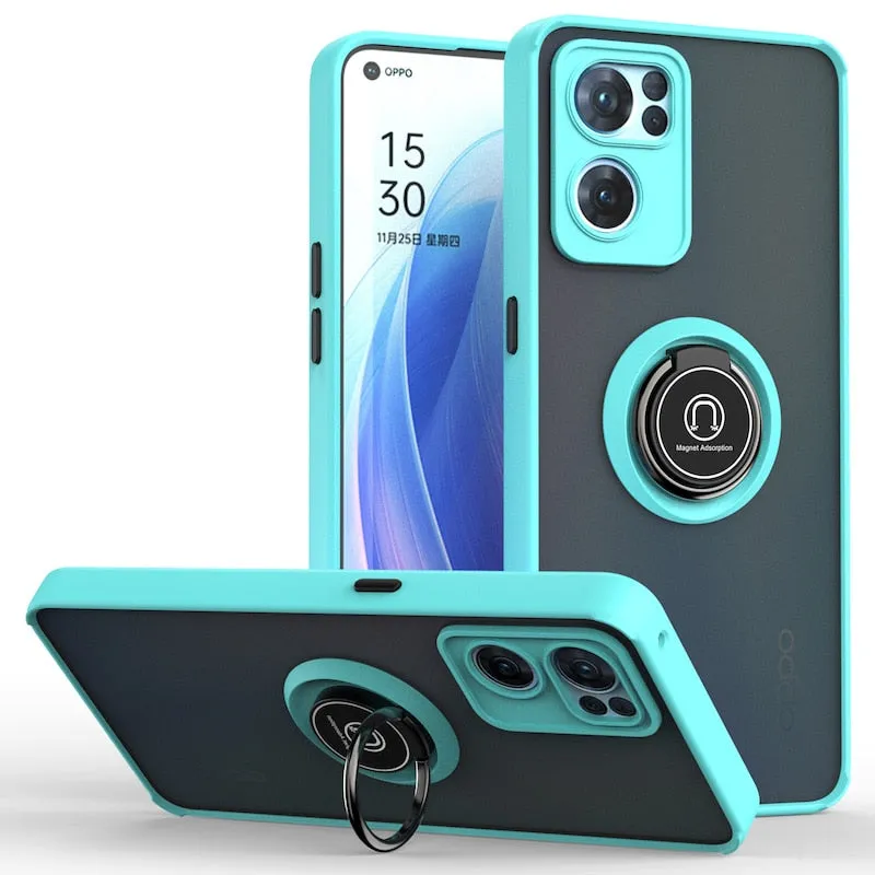 Phone Case For OPPO Reno 7 6 5 4 Lite Anti Shock Back Cover Shockproof