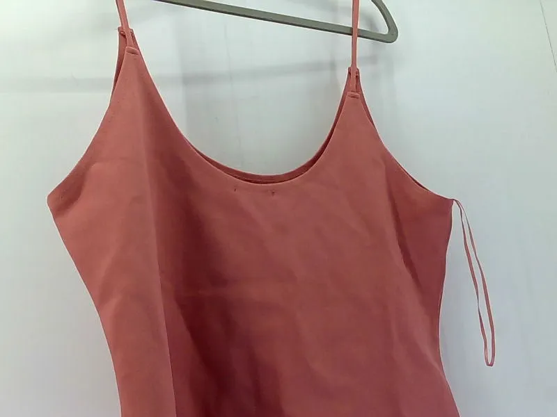 Pink Stretch Strap Tank Casual Dress Size XXLarge