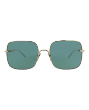 Pomellato Square-Frame Metal Sunglasses, style # PM0102S-30010200004