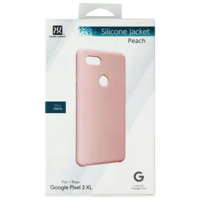 Power Support Silicone Jacket Case for Google Pixel 3 XL - Peach