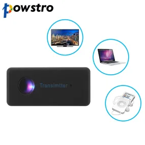 Powstro Wireless Transmitter 2.4GHz Bluetooth V3.0 EDR Stereo Audio Music Adapter with Mini USB Cable for MP4 MP3 Laptop