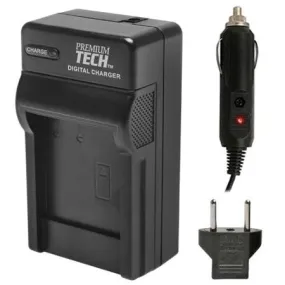 Premium Tech PT-66 Travel Charger for Panasonic BLC-12 Battery