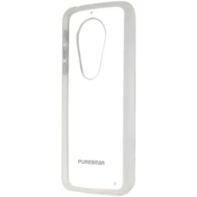 PureGear Slim Shell Series Hard Case for Motorola Moto G6 Play - Clear/Frost