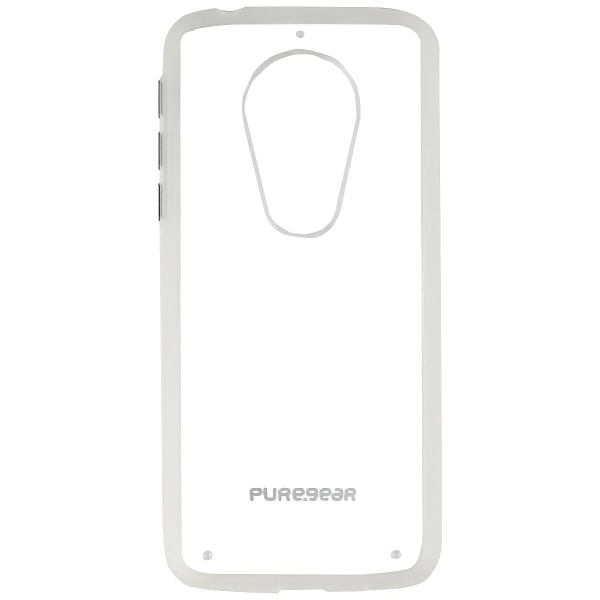 PureGear Slim Shell Series Hard Case for Motorola Moto G6 Play - Clear/Frost