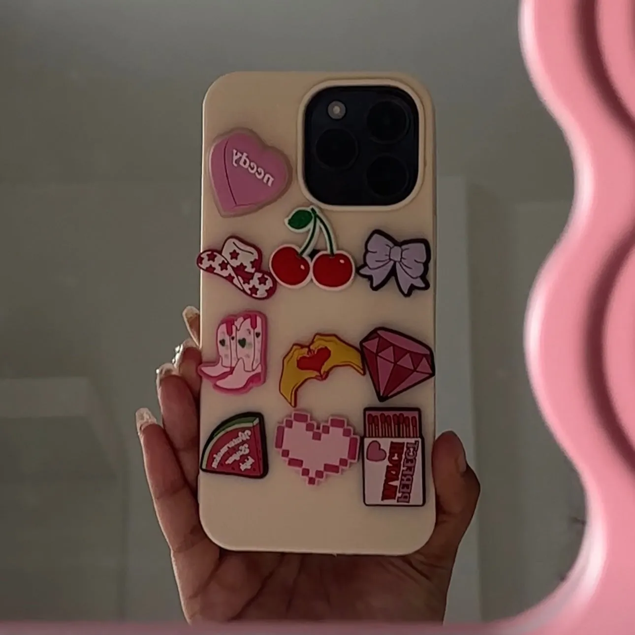 push in charm phone case