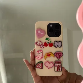 push in charm phone case