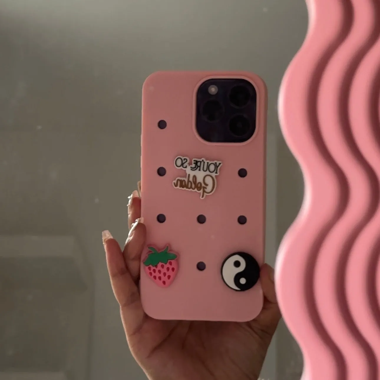 push in charm phone case