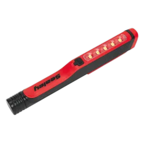 Rechargeable USB Penlight 5 SMD   1 LED - Red