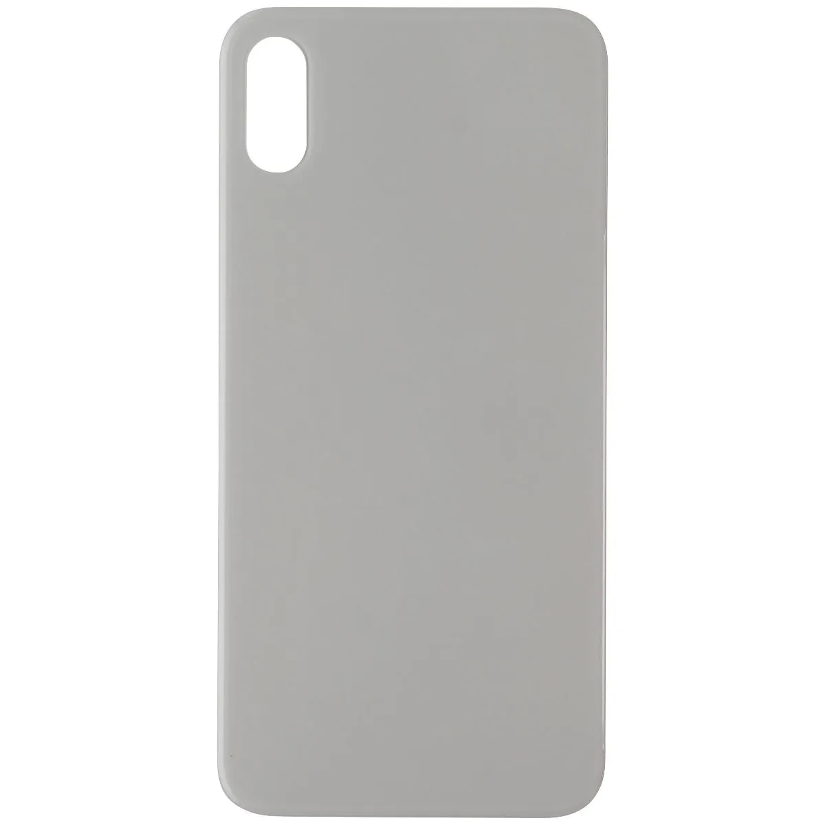 Repair Part - Back Glass Panel for Apple iPhone Xs - Silver (No Logo)