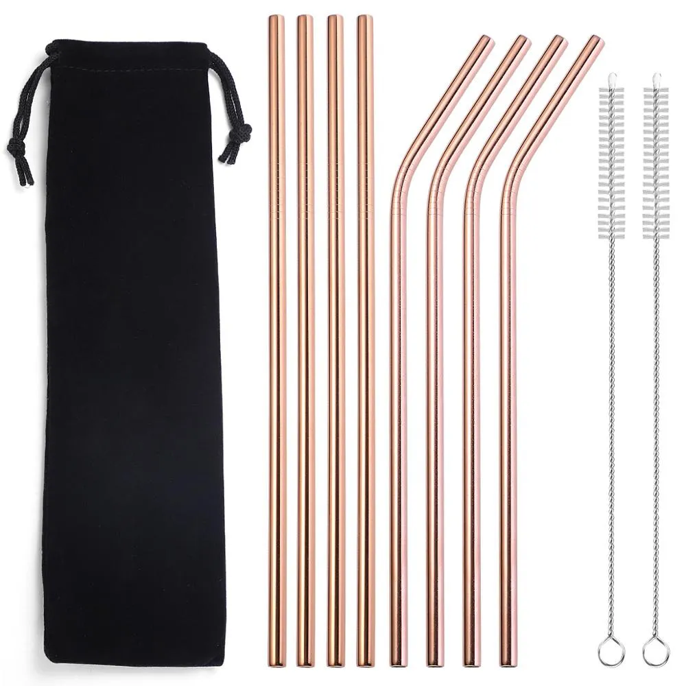 Reusable Metal Straws   Case