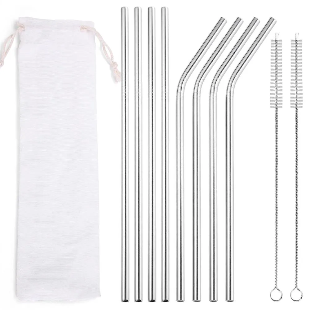 Reusable Metal Straws   Case