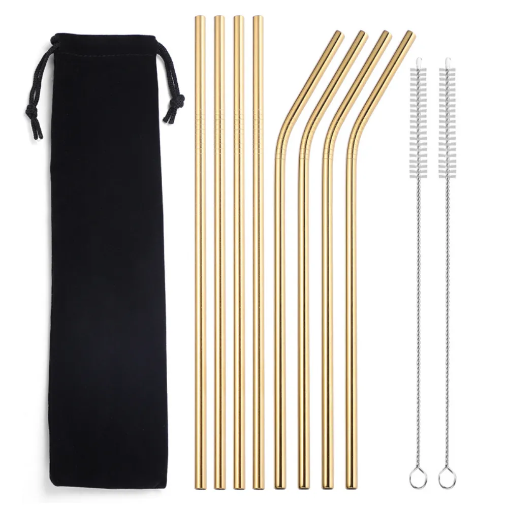 Reusable Metal Straws   Case