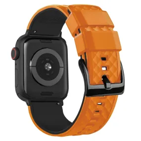 Ritche Orange Silicone Watch Bands Replacement For Apple Watch Series 1 - 7, SE