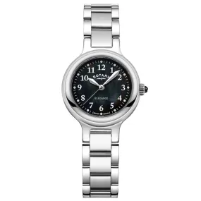 Rotary Elegance Ladies Black Watch LB05135/38