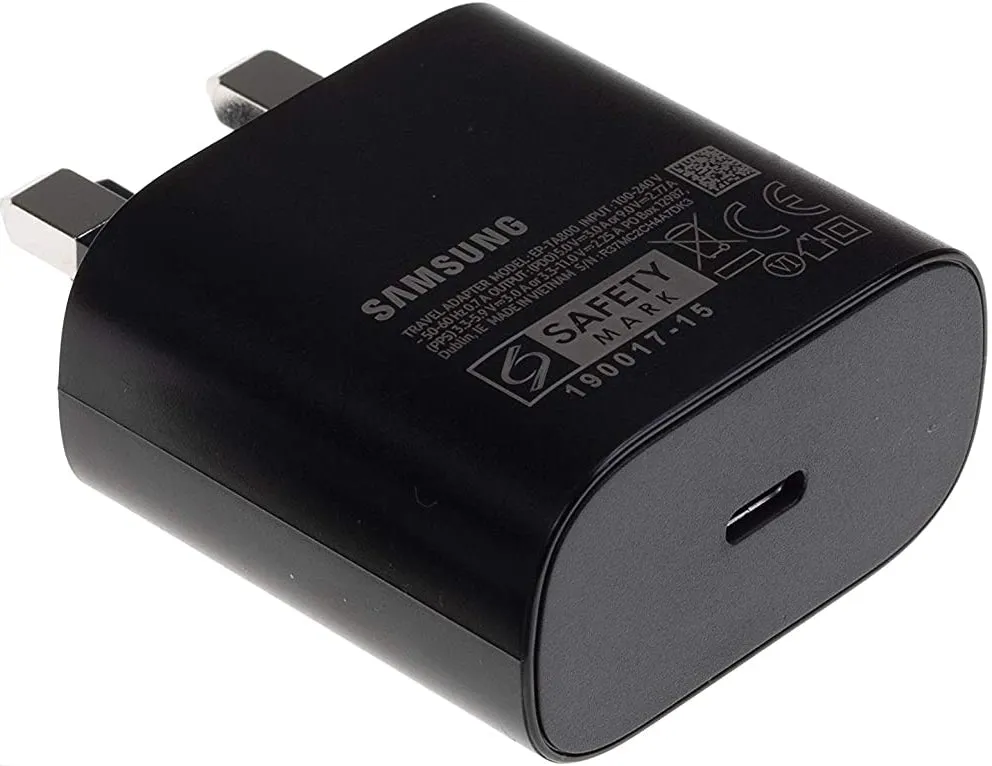 Samsung TA800 USB-C 3-Pin Super Fast Charger with USB-C Cable