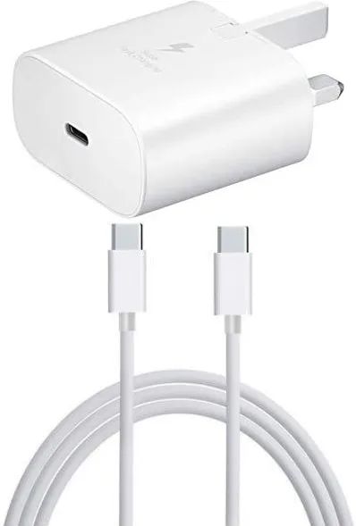 Samsung TA800 USB-C 3-Pin Super Fast Charger with USB-C Cable