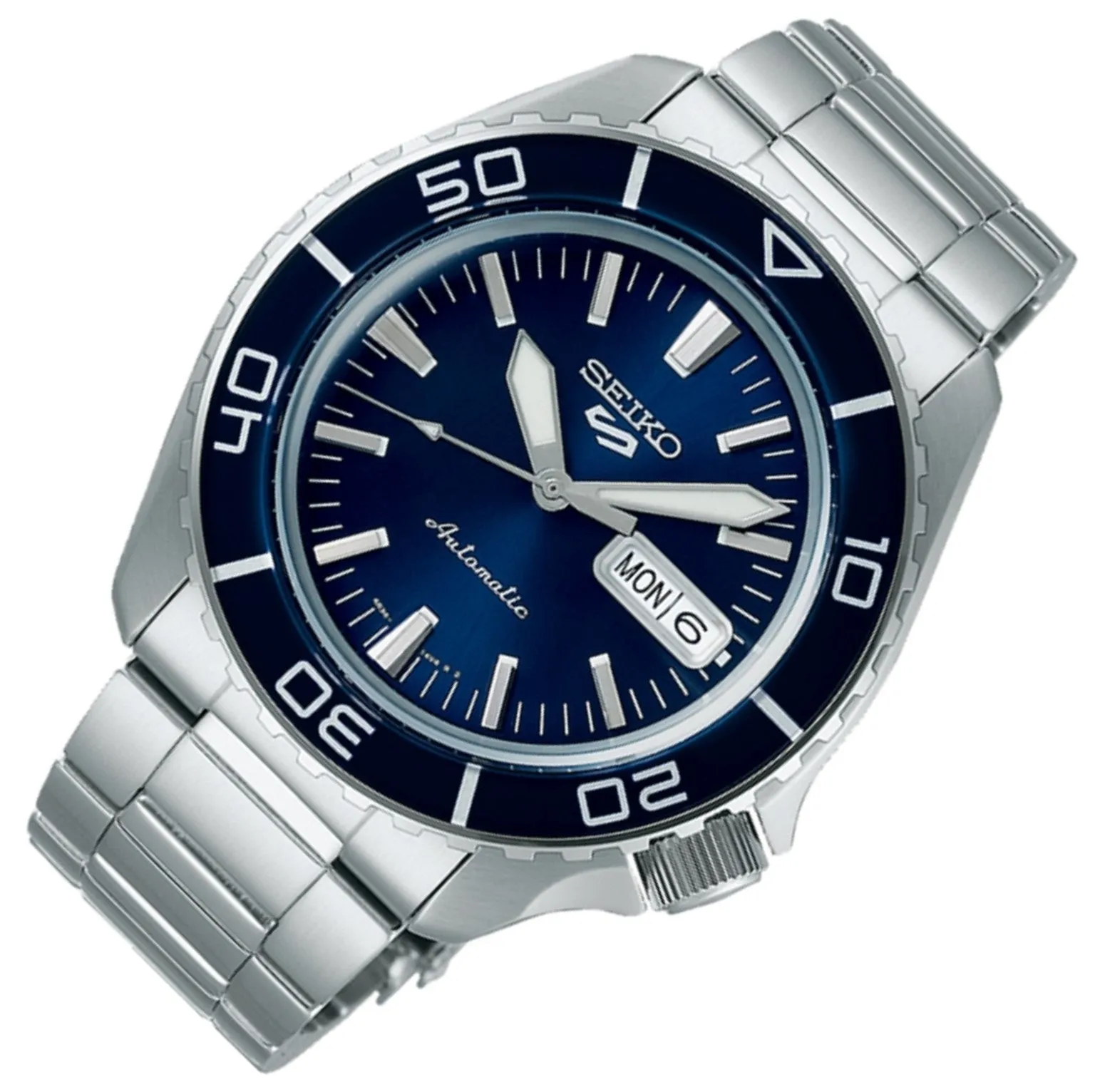 Seiko 5 Sports SRPK97K1 SNZH5 Reissue Blue Fathoms Automatic Watch for Men