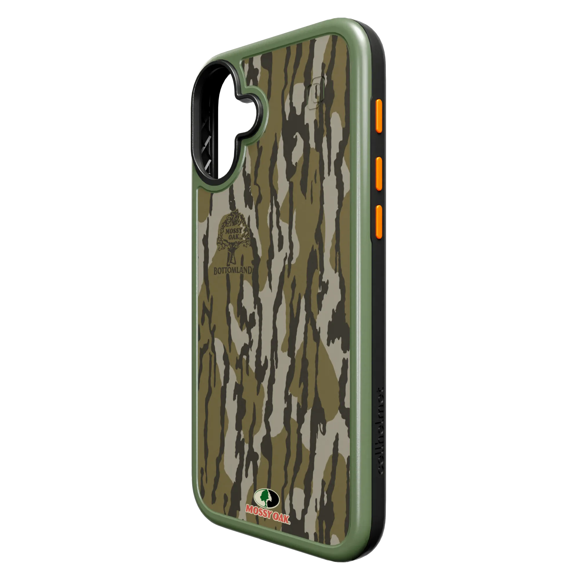 Shock-Absorbent MagSafe® Case for Apple iPhone 16 Plus | Mossy Oak | Bottom Lands | Fortitude Series