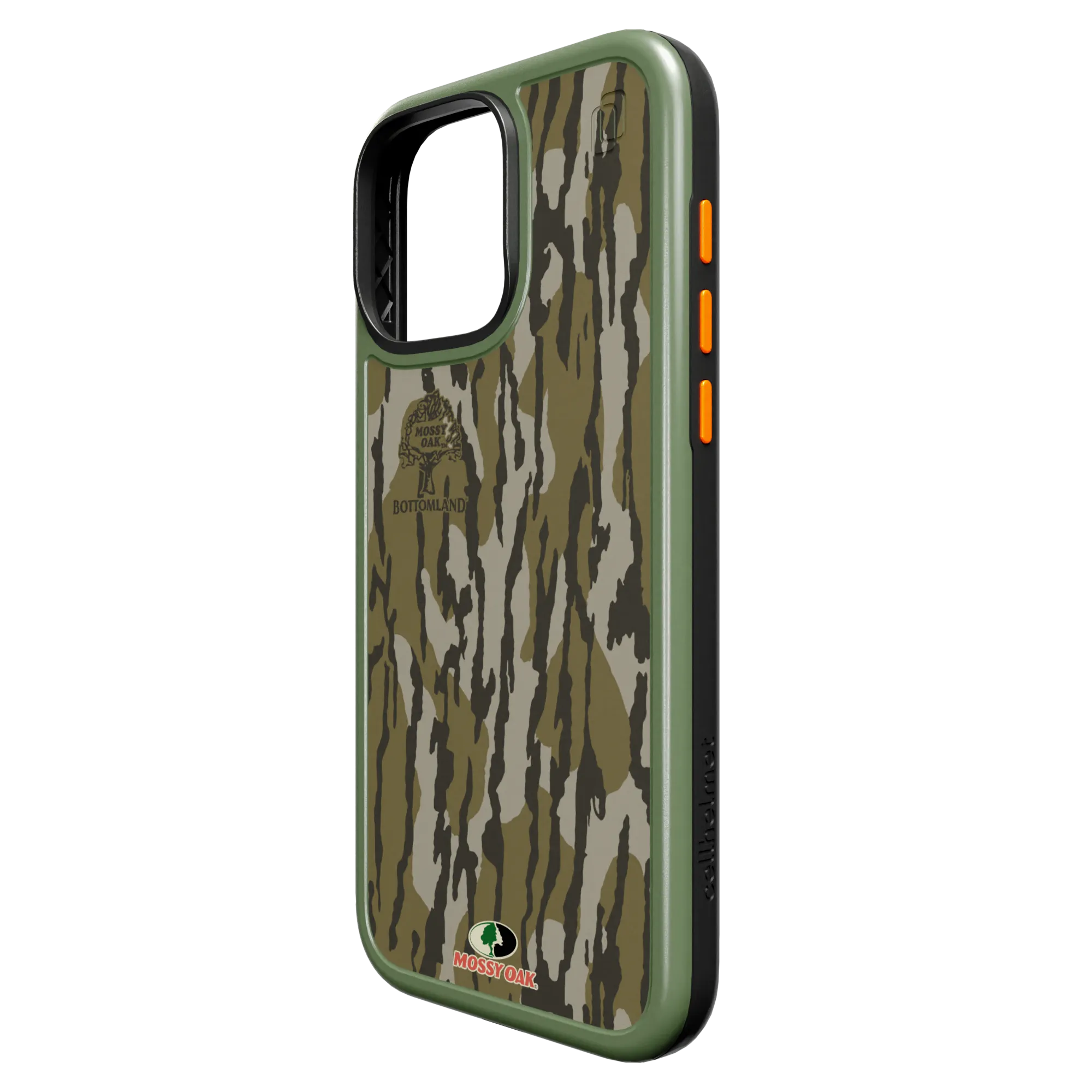 Shock-Absorbent MagSafe® Case for Apple iPhone 16 Pro Max | Mossy Oak | Bottom Lands | Fortitude Series