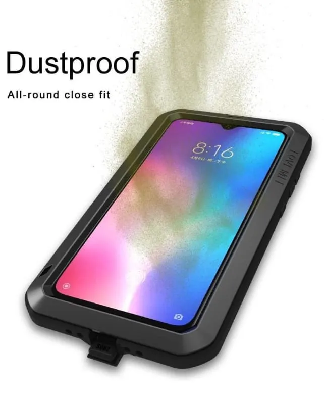 Shock and Dirt Proof Water Resistant Metal Case for Phones