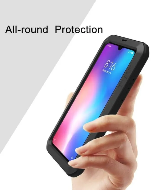 Shock and Dirt Proof Water Resistant Metal Case for Phones