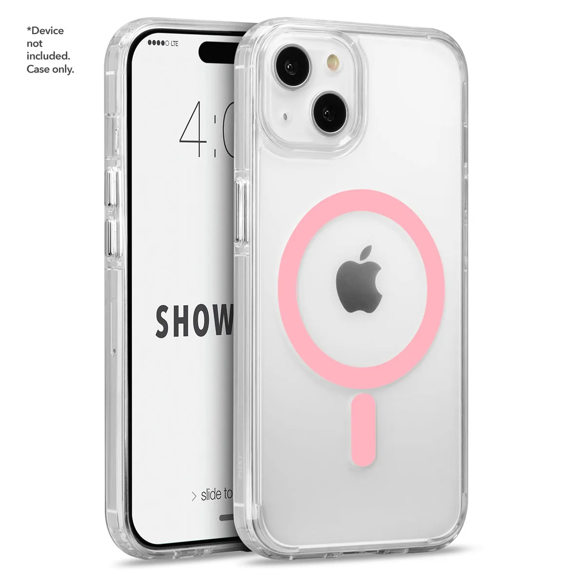 Showcase Halo - iPhone 15/ iPhone 14/ iPhone 13 Pink w/ MagSafe Case