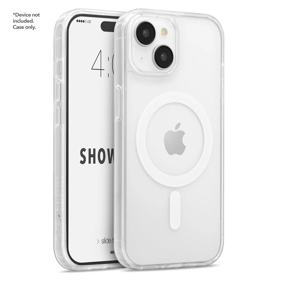 Showcase Halo - iPhone 15/ iPhone 14/ iPhone 13 White w/ MagSafe Case