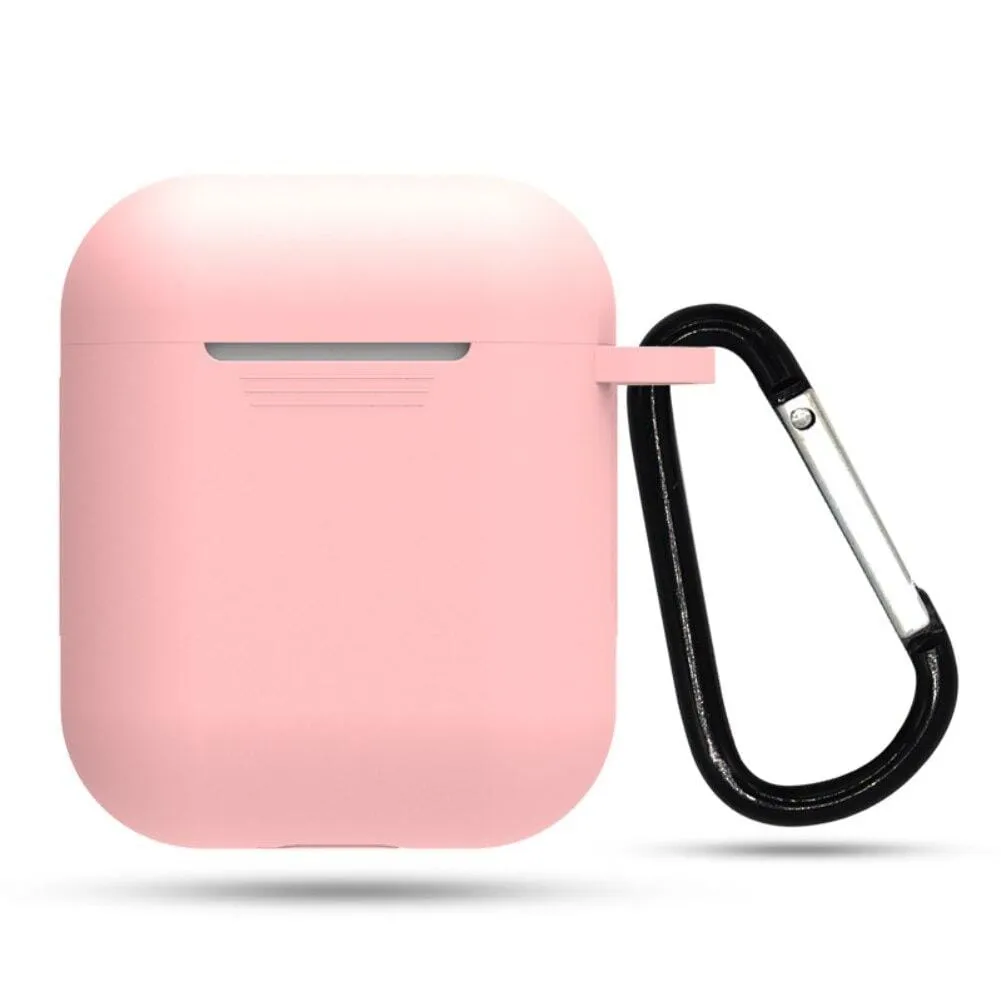 Silicone Case Compatible with Apple Airpods with Carry Clip