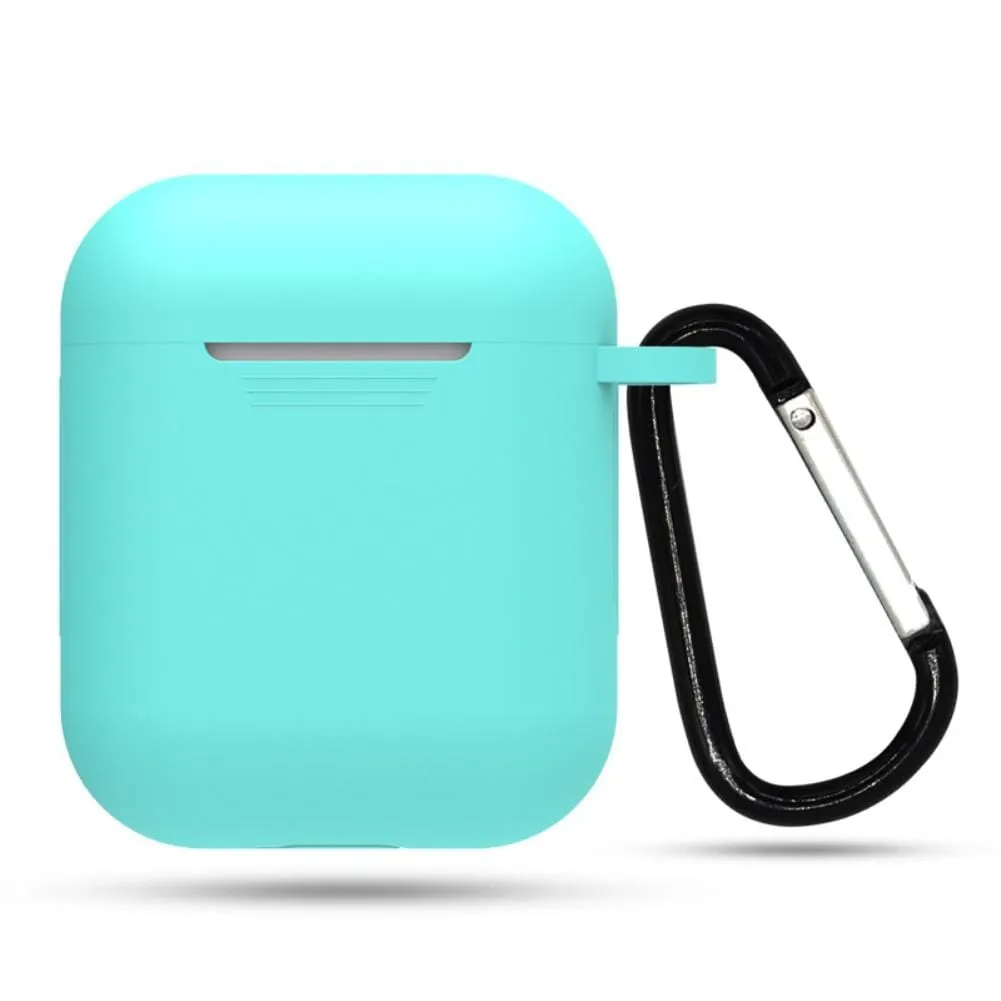 Silicone Case Compatible with Apple Airpods with Carry Clip