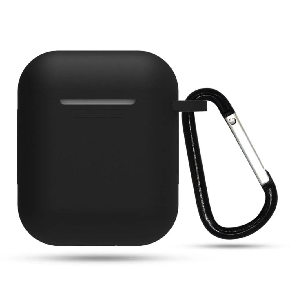 Silicone Case Compatible with Apple Airpods with Carry Clip