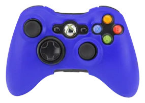 Silicone Cover For XBOX 360 Controller Skin Case Dark Blue