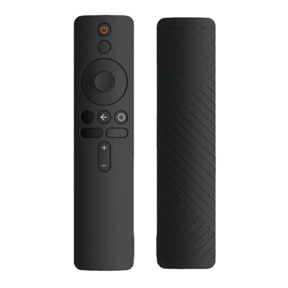 Silicone Remote Control Protective Case Cover for Xiaomi Mi Box S/4X Mi TV Stick Smart Tv -Black