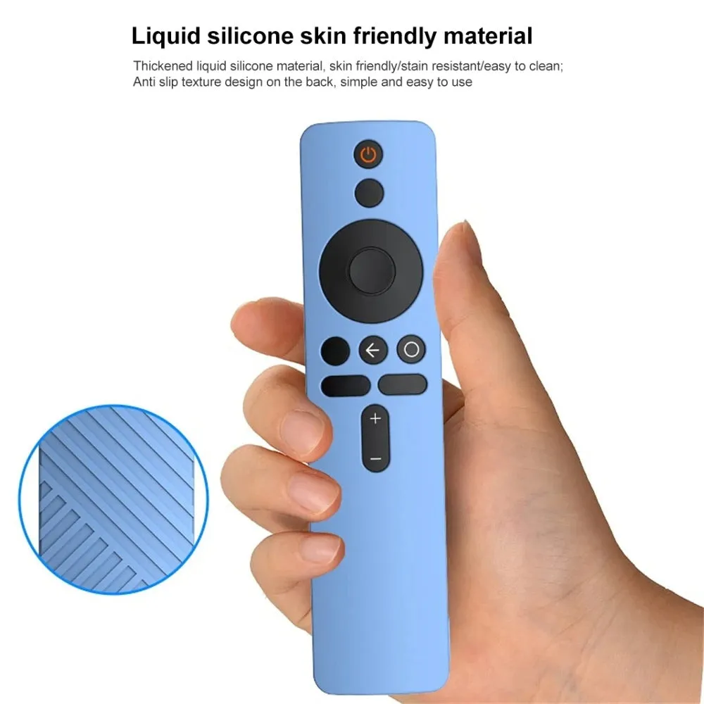 Silicone Remote Control Protective Case Cover for Xiaomi Mi Box S/4X Mi TV Stick Smart Tv -Black