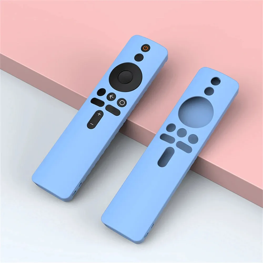 Silicone Remote Control Protective Case Cover for Xiaomi Mi Box S/4X Mi TV Stick Smart Tv -Black