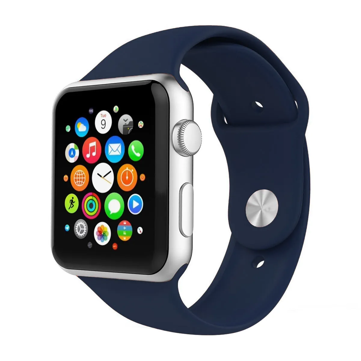 Silicone Strap For Apple Watch-Blue (38/40/41mm)