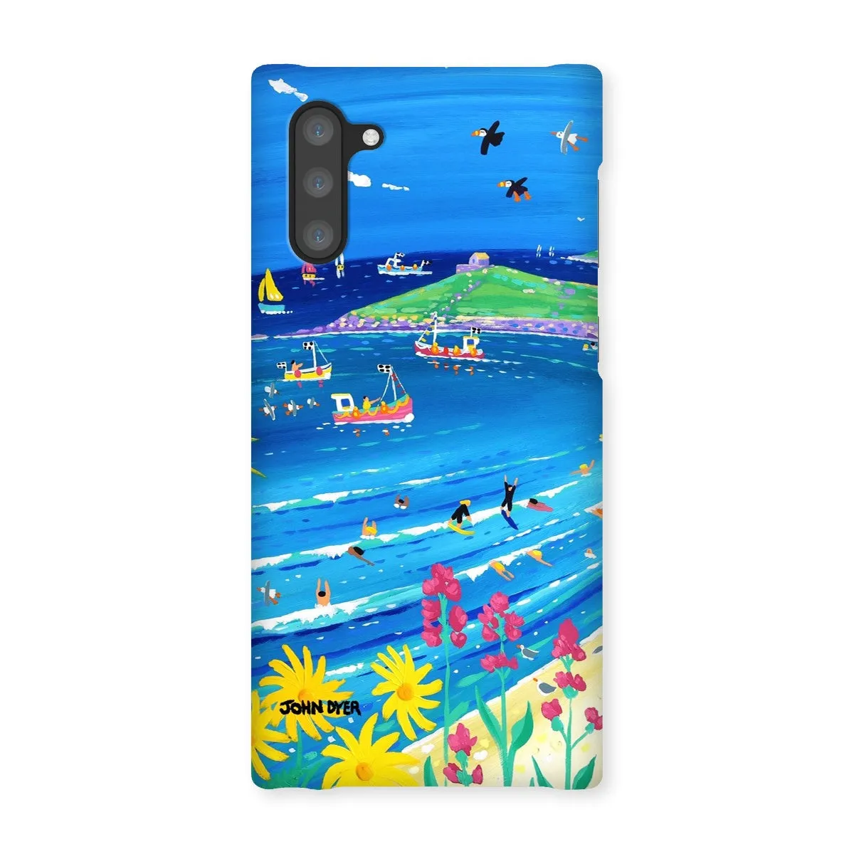 Snap Art Phone Case. Porthmeor Beach St Ives. Artist John Dyer. Cornwall Art Gallery.