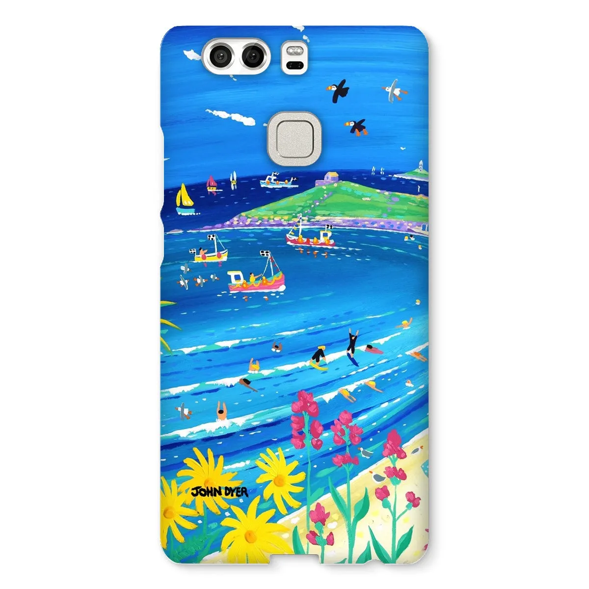 Snap Art Phone Case. Porthmeor Beach St Ives. Artist John Dyer. Cornwall Art Gallery.