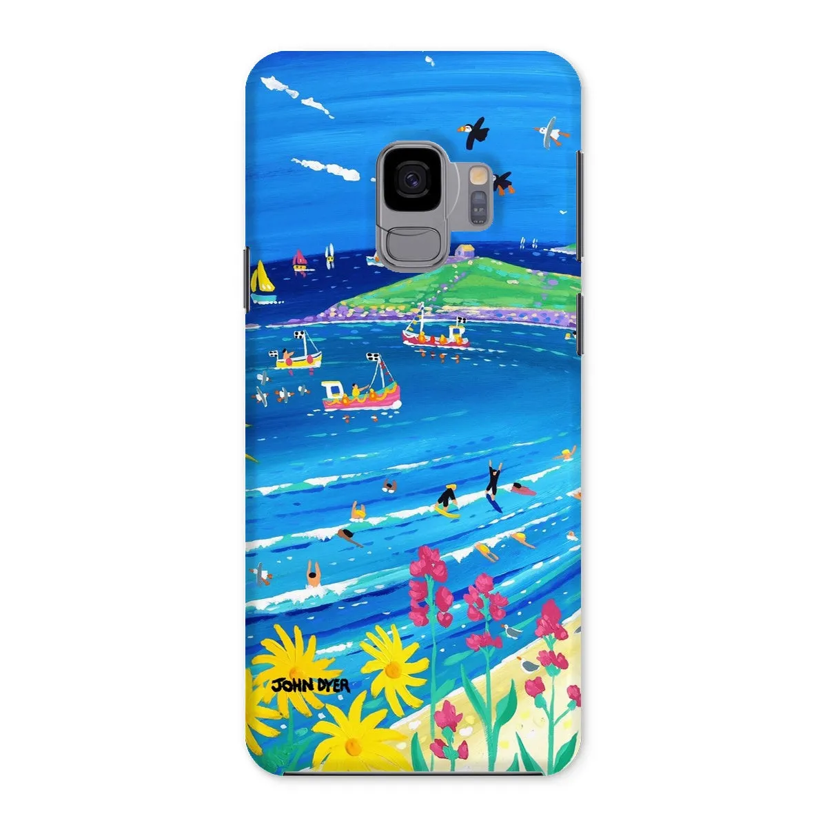 Snap Art Phone Case. Porthmeor Beach St Ives. Artist John Dyer. Cornwall Art Gallery.