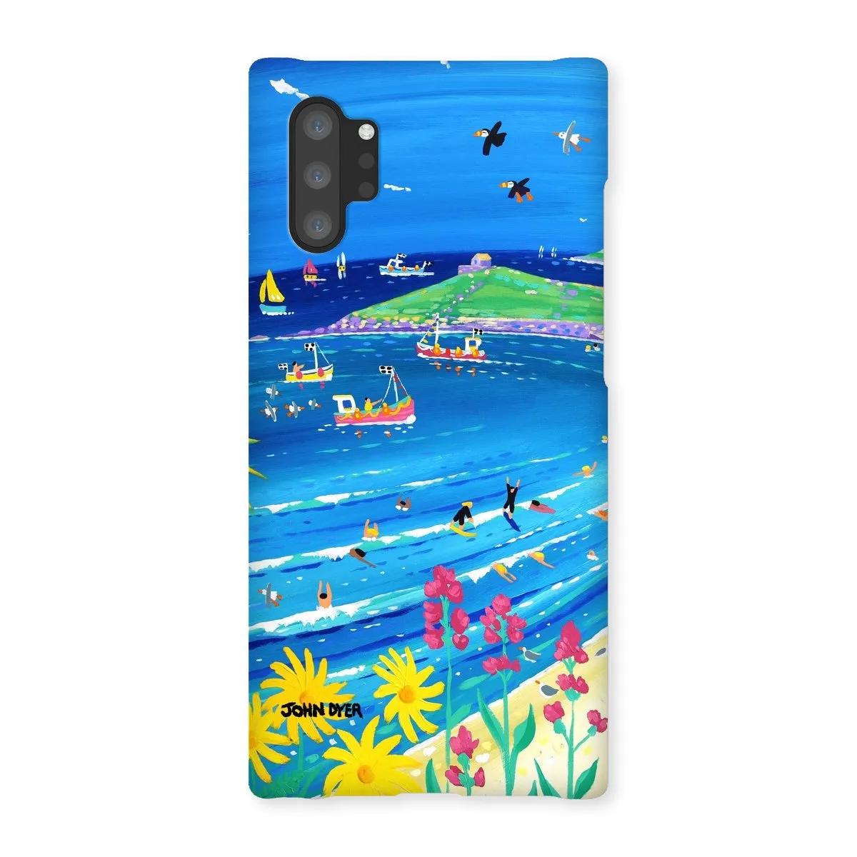 Snap Art Phone Case. Porthmeor Beach St Ives. Artist John Dyer. Cornwall Art Gallery.