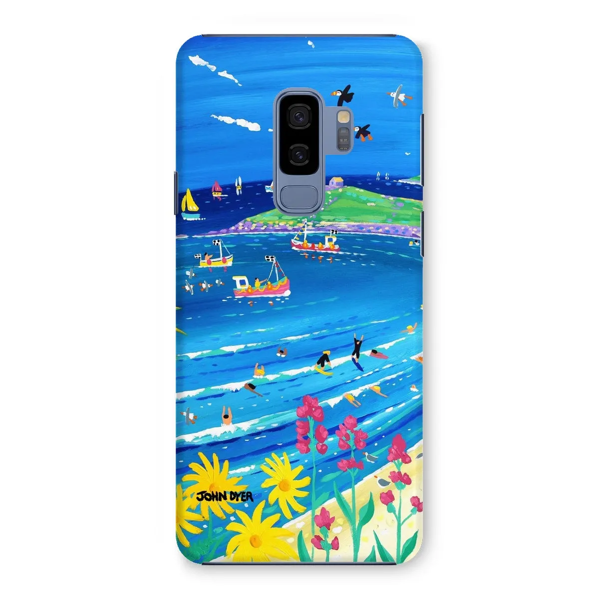 Snap Art Phone Case. Porthmeor Beach St Ives. Artist John Dyer. Cornwall Art Gallery.